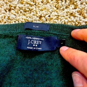 Jcrew Men’s Sweater, merino wool, size large, slim fit